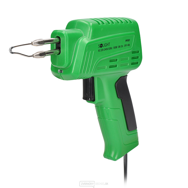 Solight pištoľ spájkovacia 100W sada