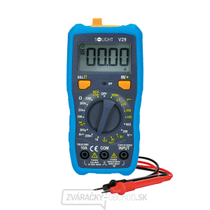 Solight multimeter, max. AC 600V, max. DC 600V/10A, NCV gallery main image