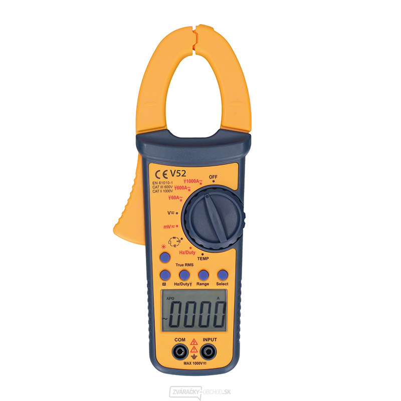 Solight profesionálny kliešťový multimeter, 10mA - 1000A