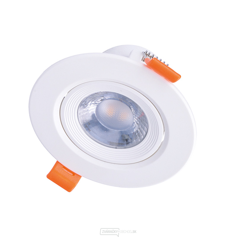 Solight LED podhľadové svetlo bodové, 5W, 400lm, 3000K, okrúhle, biele