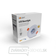 Solight LED podhľadové svetlo bodové, 5W, 400lm, 3000K, okrúhle, biele Náhľad