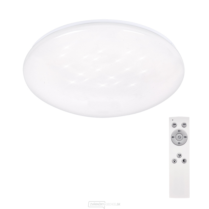 Solight LED stropné svetlo Star, okrúhle, 24W, 2400lm, diaľkové ovládanie, 37cm