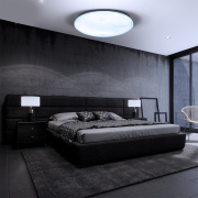 Solight LED stropné svetlo Star, okrúhle, 24W, 2400lm, diaľkové ovládanie, 37cm Náhľad