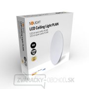 Solight LED stropné svetlo Plain, 15W, 1200lm, 3000K, okrúhle, 26cm náhled