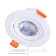 Solight LED podhľadové svetlo bodové, 9W, 720lm, 4000K, okrúhle, biele gallery main image