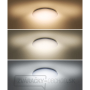 Solight LED stropné svetlo Plain, 3CCT, 24W, 1920lm, 3000K, 4000K, 6000K, okrúhle, 38cm Náhľad