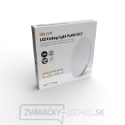 Solight LED stropné svetlo Plain, 3CCT, 24W, 1920lm, 3000K, 4000K, 6000K, okrúhle, 38cm náhled