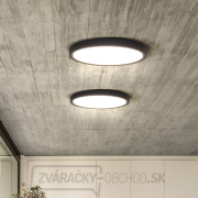 Solight LED osvetlenie s diaľkovým ovládačom Estela Black, 36W, 2700lm, 30cm, zmena chromatickosti, stmievateľné Náhľad