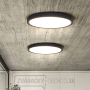 Solight LED osvetlenie s diaľkovým ovládačom Estela Black, 60W, 4500lm, 50cm, zmena chromatickosti, stmievateľné Náhľad