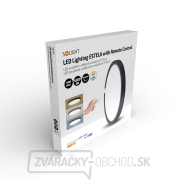 Solight LED osvetlenie s diaľkovým ovládačom Estela Black, 60W, 4500lm, 50cm, zmena chromatickosti, stmievateľné náhled