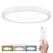 Solight LED osvetlenie s diaľkovým ovládačom Estela White, 36W, 2700lm, 30cm, zmena chromatickosti, stmievateľné gallery main image