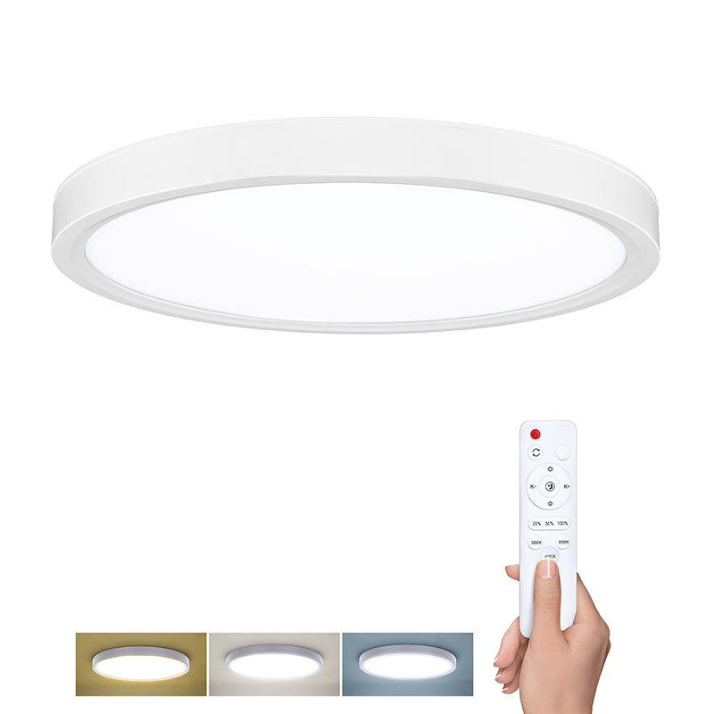 Solight LED osvetlenie s diaľkovým ovládačom Estela White, 60W, 4500lm, 50cm, zmena chromatickosti, stmievateľné WO8021