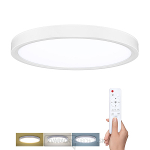 Solight LED osvetlenie s diaľkovým ovládačom Estela White, 60W, 4500lm, 50cm, zmena chromatickosti, stmievateľné gallery main image