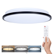 Solight LED osvetlenie s diaľkovým ovládačom Jamil, 48W, 3360lm, 40cm, zmena chromatickosti, stmievateľné gallery main image