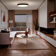 Solight LED osvetlenie s diaľkovým ovládačom Cala, 48W, 3360lm, 38cm, zmena chromatičnosti, stmievateľné Náhľad