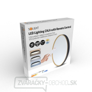 Solight LED osvetlenie s diaľkovým ovládačom Cala, 48W, 3360lm, 38cm, zmena chromatičnosti, stmievateľné náhled