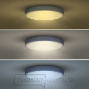 Solight LED osvetlenie s diaľkovým ovládačom Grey, 48W, 3360lm, 38cm, zmena chromatickosti, stmievateľné náhled