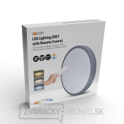 Solight LED osvetlenie s diaľkovým ovládačom Grey, 60W, 4200lm, 49cm, zmena chromatičnosti, stmievateľné náhled