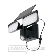 Solight LED solárne osvetlenie so senzorom, 9W, 850lm, 4000K, Li-Ion, čierna náhled