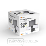 Solight LED solárne osvetlenie so senzorom, 9W, 850lm, 4000K, Li-Ion, čierna náhled