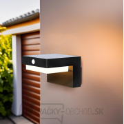 Solight LED solárne nástenné osvetlenie Palermo, 5W, 400lm, 3000K Náhľad