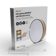 Solight LED osvetlenie s diaľkovým ovládačom Brownie, 60W, 4200lm, 50cm, zmena chromatickosti, stmievateľné náhled