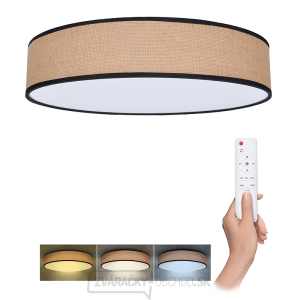 Solight LED osvetlenie s diaľkovým ovládačom Brownie, 60W, 4200lm, 50cm, zmena chromatickosti, stmievateľné gallery main image