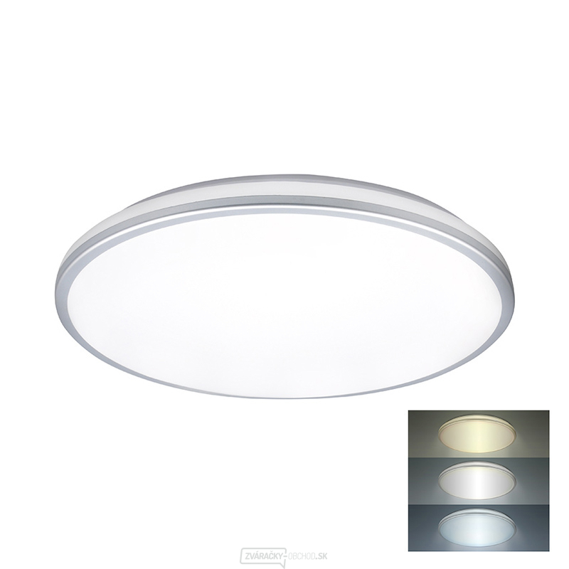 Solight LED osvetlenie s ochranou proti vlhkosti, IP54, 24W, 2150lm, 3CCT, 38cm