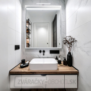 Solight LED kúpeľňové osvetlenie nad zrkadlo 3v1, 7W, 455lm, 4000K, IP44, 40cm, chróm Náhľad