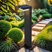 Solight LED solárne stĺpikové osvetlenie Palermo, 5W, 400lm, 3000K Náhľad
