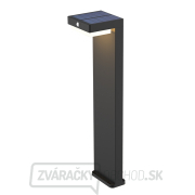 Solight LED solárne stĺpikové osvetlenie Palermo, 5W, 400lm, 3000K gallery main image