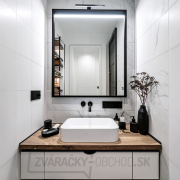 Solight LED kúpeľňové osvetlenie nad zrkadlo 3v1, 7W, 455lm, 4000K, IP44, 40cm, čierna Náhľad