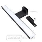 Solight LED kúpeľňové osvetlenie nad zrkadlo 3v1, 7W, 455lm, 4000K, IP44, 40cm, čierna náhled