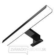 Solight LED kúpeľňové osvetlenie nad zrkadlo 3v1, 7W, 455lm, 4000K, IP44, 40cm, čierna gallery main image