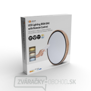 Solight LED osvetlenie s diaľkovým ovládačom Iron Oak, 60W, 4200lm, 51cm, zmena chromatickosti, stmievateľné náhled