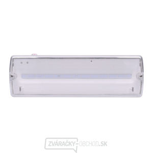 Solight LED núdzové osvetlenie, 4W, 200lm, IP65, LiFePo4 1000mAh batéria, autotest gallery main image