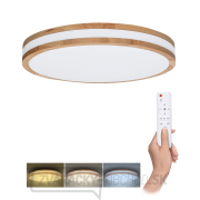 Solight LED osvetlenie s diaľkovým ovládačom Woody, 48W, 3360lm, 38cm, zmena chromatičnosti, stmievateľné gallery main image