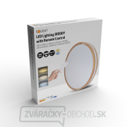 Solight LED osvetlenie s diaľkovým ovládačom Woody, 60W, 4200lm, 50cm, zmena chromatickosti, stmievateľné náhled