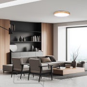 Solight LED osvetlenie s diaľkovým ovládačom Solid Oak, 48W, 3360lm, 39cm, zmena chromatickosti, stmievateľné Náhľad