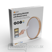 Solight LED osvetlenie s diaľkovým ovládačom Solid Oak, 60W, 4200lm, 51cm, zmena chromatickosti, stmievateľné náhled