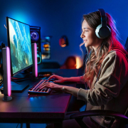 Solight LED RGB osvetlenie Gaming, diaľkový ovládač, zvukový senzor, USB Náhľad