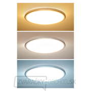 Solight LED osvetlenie Acate s ochranou proti vlhkosti, IP54, 18W, 1620lm, 3CCT, 22cm, strieborná náhled