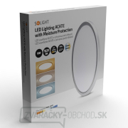 Solight LED osvetlenie Acate s ochranou proti vlhkosti, IP54, 18W, 1620lm, 3CCT, 22cm, strieborná náhled