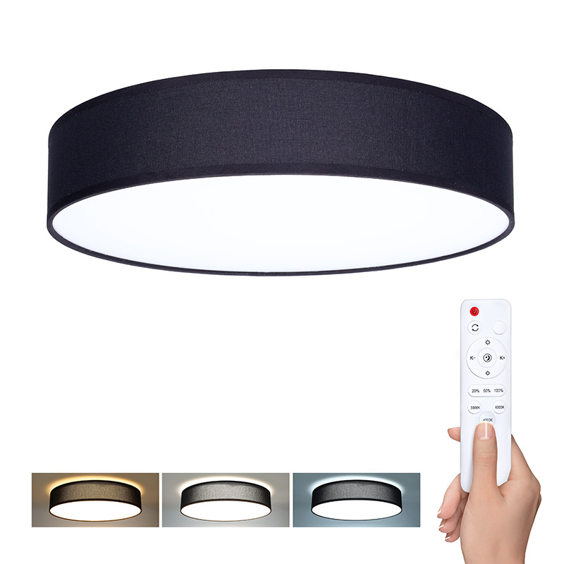 Solight LED osvetlenie s diaľkovým ovládačom Penley, 48W, 3360lm, 40cm, zmena chromatickosti, stmievateľné WO8014