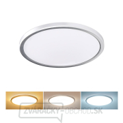 Solight LED osvetlenie Acate s ochranou proti vlhkosti, IP54, 24W, 2160lm, 3CCT, 30cm, strieborná gallery main image