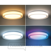 Solight LED osvetlenie s diaľkovým ovládačom Floco, 30W + 6W RGB, 2100lm, 40cm, zmena chromatickosti, stmievateľné Náhľad
