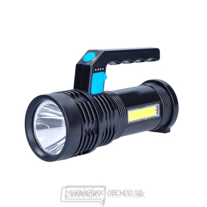 Nabíjacie LED svietidlo s rukoväťou a bočným svetlom, 150+100lm, Li-Ion gallery main image