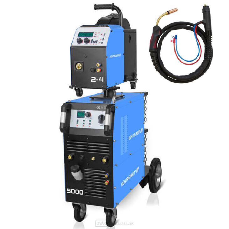 Invertorová zváračka KITin 5000 WS Multi MIG - synergické a manuálne ovládanie - V2 + Horák