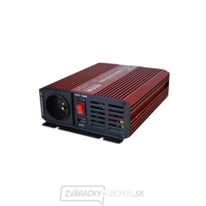 Menič napätia CARSPA P400 12V/230V 400W čistá sínusovka USB gallery main image