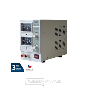 Zdroj laboratórne GETI GLPS 1502A 0-15V/0-2A gallery main image